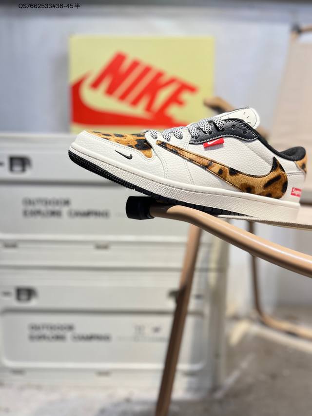 公司级头层皮乔丹Air Jordan 1 Low Aj1低帮系列篮球鞋 官方同步配色 原装级产物 #拒绝公底 立体鞋型 细节完美 高清洁度Jj2508 Qs76