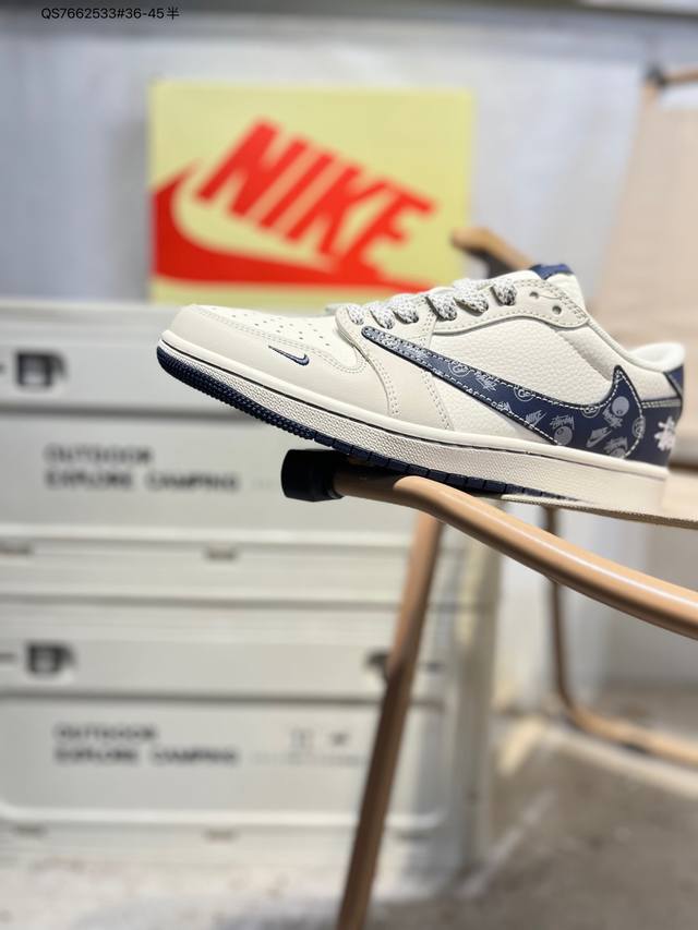 公司级头层皮乔丹Air Jordan 1 Low Aj1低帮系列篮球鞋 官方同步配色 原装级产物 #拒绝公底 立体鞋型 细节完美 高清洁度Jj2508 Qs76