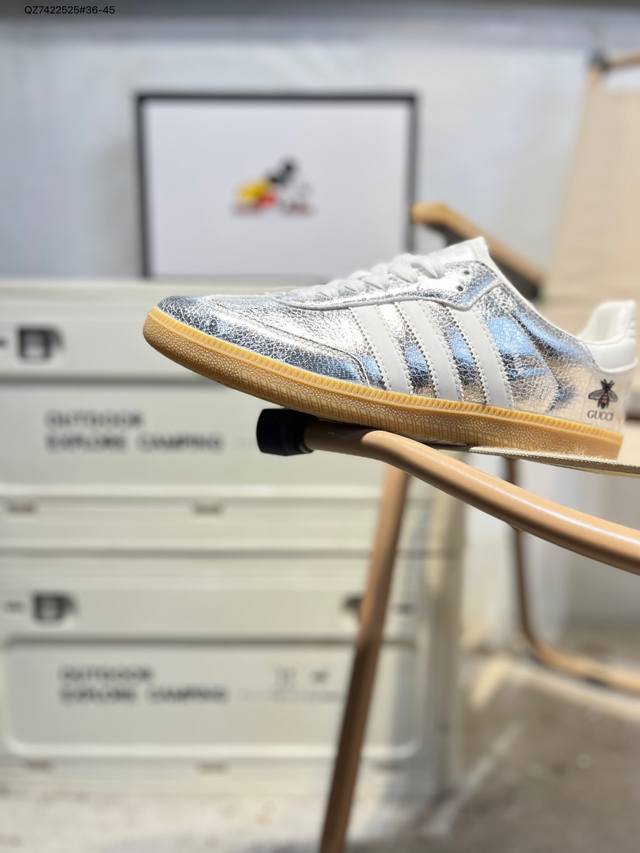 Gucci古驰 皮革 圆头系带厚底 低帮板鞋 时尚撞色 拼接头层牛皮可感知的柔软皮料，舒适脚感轻松学控20251124 Qz7422525#36-45