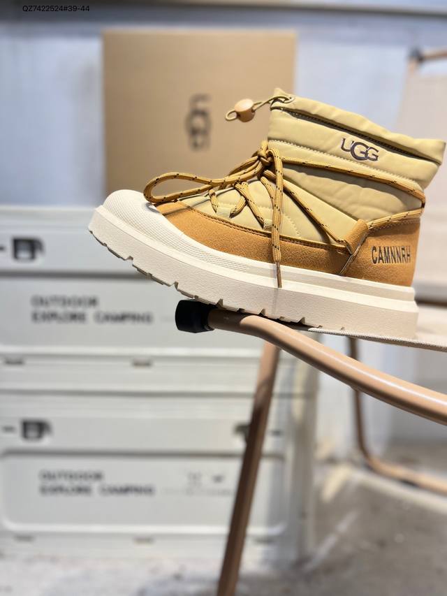 Ugg 雪地靴 防水麂绒皮革鞋面 美国轻奢品牌Ugg W Neuel尼瓦尔系列秋冬新款防污系列休闲保暖2103 Qz7422524#39-44