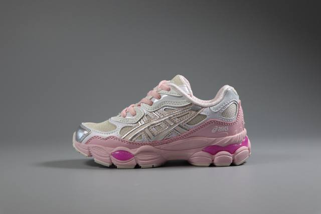 亚瑟士Asics Gel-Nyc童鞋亚瑟士运动休闲透气儿童鞋专业跑鞋 蓝白色26-37