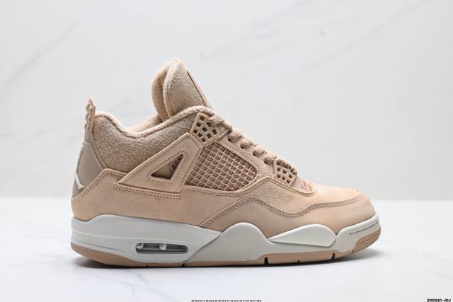 公司级Nike Air Jordan 4 Retro 耐克迈克尔 乔丹Aj4代中帮复古休闲运动文化篮球鞋 原厂材料Tpu超Q弹网格材质 缜密拉帮及中底钢印细节