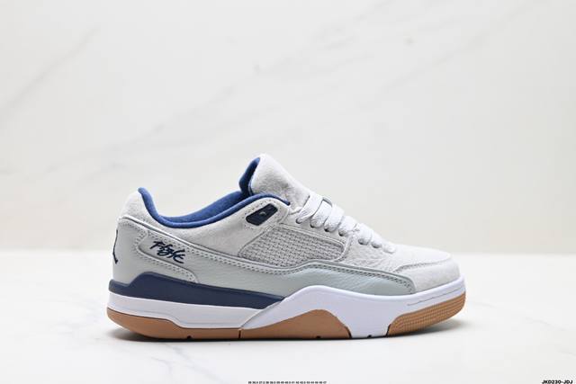 公司级Who Decides War X Nike Jordan Flight Court Ate 搭防滑耐磨 低帮 耐克复古篮球鞋 货号:Hf3255-004