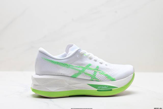 公司级Asics Sonicblast 亚瑟士 轻量透气缓震休闲低帮系带运动跑步鞋 货号:1012B862-101 尺码:36 37 37.5 38 39 39