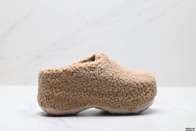 公司级Adidas Originals Adifom Stan Smith Mule 加绒保暖 阿迪达斯 厨师鞋 原鞋开模无明显毛边 欧索莱颗粒防臭透气鞋垫 原