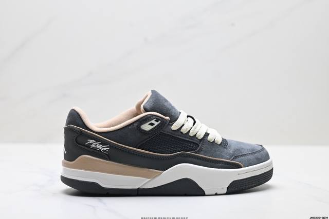 公司级Who Decides War X Nike Jordan Flight Court Ate 搭防滑耐磨 低帮 耐克复古篮球鞋 货号:Hf3255-010