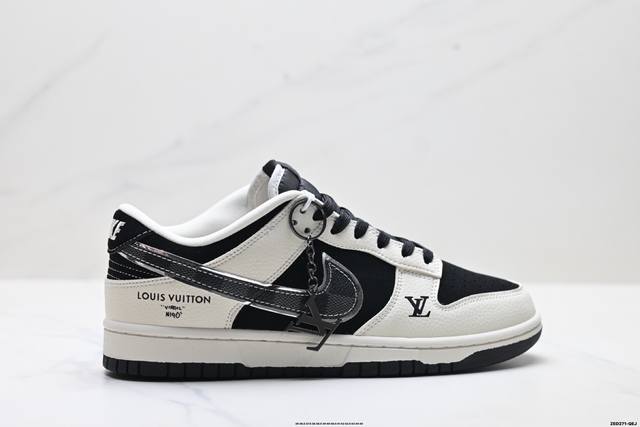 公司级Nike Dunk Low Retro ‘Diy高端定制’耐克 低帮休闲运动板鞋 原装头层材料 用料绝不含糊 独家版型蒸餾加工帶來的是更好的视觉和脚感体验