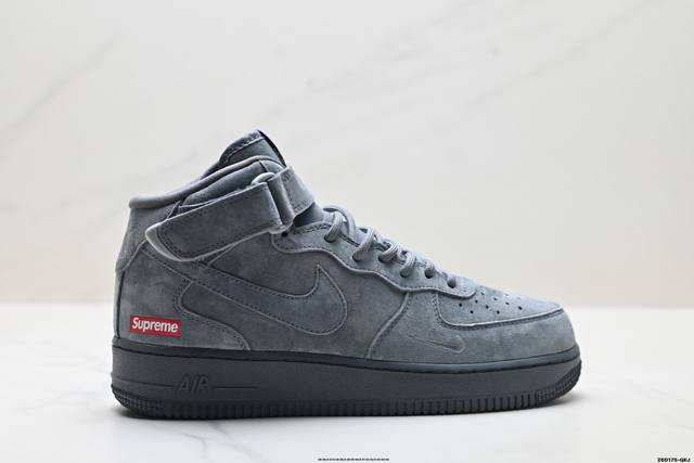 公司级Nike Air Force 1 Mid 07 原楦头原纸板 打造纯正中帮空军版型 专注外贸渠道 全掌内置蜂窝气垫 原盒配件 原厂中底钢印、拉帮完美 官方