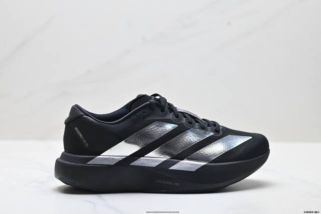 公司级Adidas Adizero Evo Sl 阿迪达斯 舒适百搭防滑耐磨 低帮 休闲跑步鞋 中底配置方面搭载全掌Lightstrike pro 鞋面采用透气