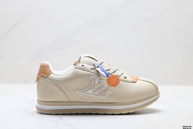 真标Louis Vuitton X Nigo 联名款 Buttersoft Fw25 圆头系带 低帮 生活休闲鞋 尺码:36-45 Id:Jkd129-Qej