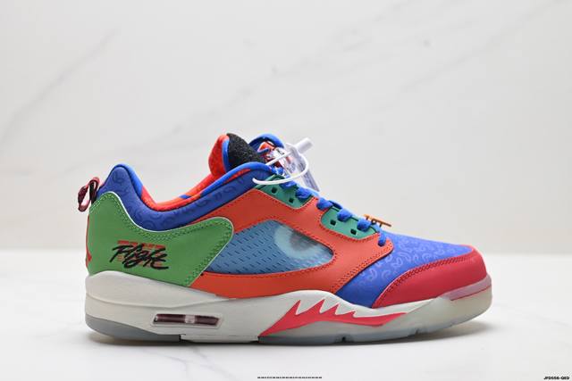 公司级Nike Air Jordan 5 Retro Low迈克尔 乔丹 Aj5系列 低帮减震防滑篮球鞋 官方货号:Dr6287-486 尺码:36 36.5
