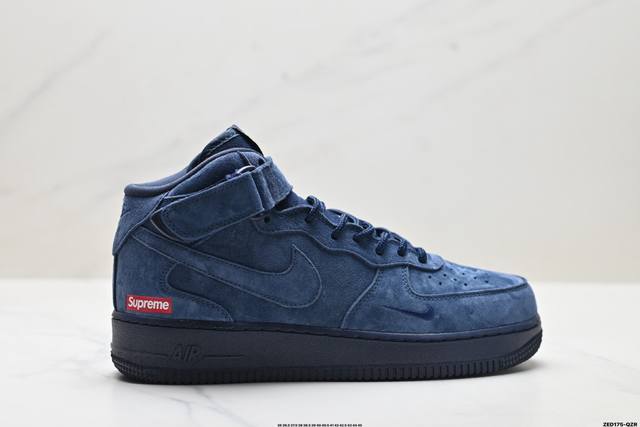 公司级Nike Air Force 1 Mid 07 原楦头原纸板 打造纯正中帮空军版型 专注外贸渠道 全掌内置蜂窝气垫 原盒配件 原厂中底钢印、拉帮完美 官方