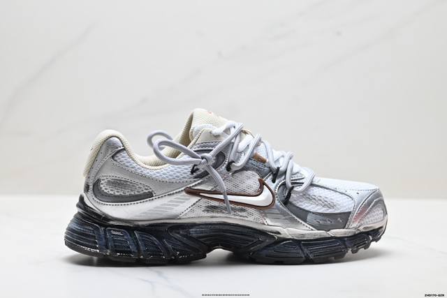 公司级Nike V5 Rnr ’Diy’定制 Tekno耐克复古潮流百搭休闲运动旅游老爹鞋 原楦原档案开发独立一次发泡轻量高回弹私模 货号:415445-102