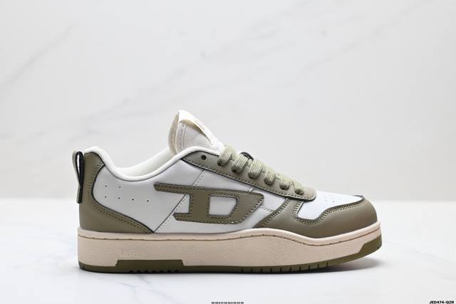 公司级Diesel迪赛 S-Ukiyo 皮革 系带圆头 低帮 板鞋 货号:Y03363 p7330 H1532 尺码:40 40.5 41 42 42.5 43