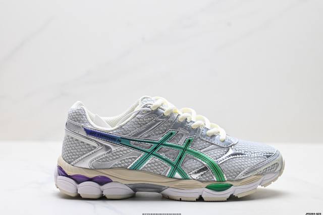 公司级Asics Gel-Cumulus 16 亚瑟士 防滑耐磨 休闲运动鞋 采用双层提花网面设计 提高包裹性和透气性 后跟搭载稳定系统科技T-Gel提升整体支