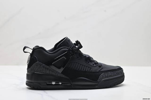 公司级Nike Air Jordan Spizike Low 耐克 舒适百搭 防滑耐磨 低帮 复古篮球鞋 完美鞋型打造 内原厂气垫 全新设计立体压纹原盒包装 货