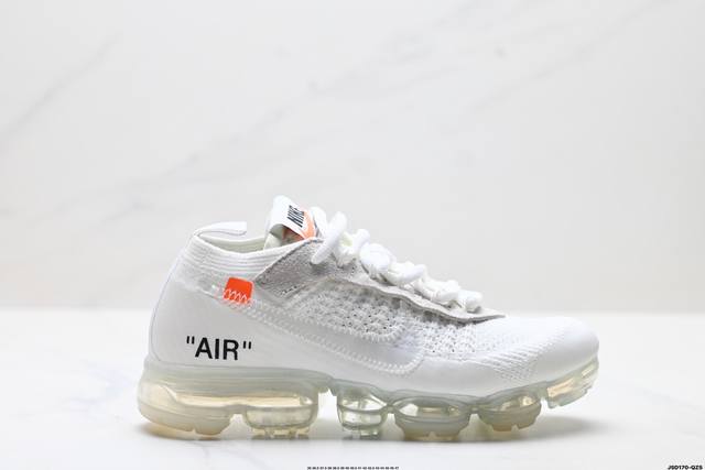 公司级Off-White X Nike Air Vapormax Fx 二代耐克 全掌大气垫系列 低帮百搭休闲运动慢跑鞋 升级原楦原纸版开发版型 采用德产斯托尔