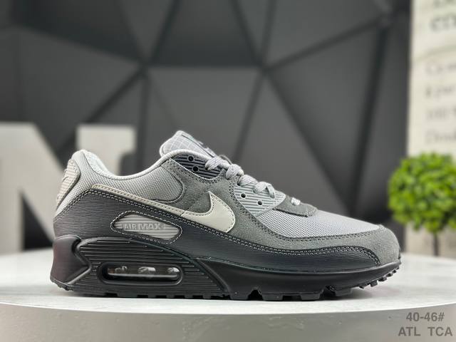 耐克 Nike Air Max 90 初代复古气垫百搭休闲运动慢跑鞋复古小气垫史上第一双可视气垫跑鞋 凭借着 Air Max 气垫带来的舒适脚感和鞋面面料上的不
