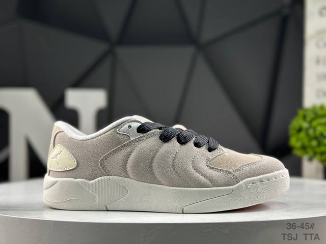 耐克 乔丹 Nike Jordan Session Atmosphere 简约舒适篮球鞋 防滑耐磨 低帮 运动板鞋 Nike Rise ｜麂皮鞋面温柔又质感，搭