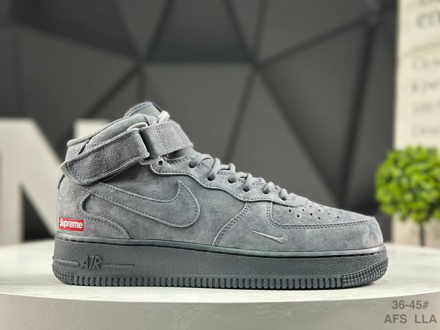 海外限量发售！公司级 耐克 Nike Air Force 1 Sup联名空军一号 低帮 运动鞋 休闲鞋 折边针车 工艺难度大 原楦头原纸板 原装鞋盒 定制五金配