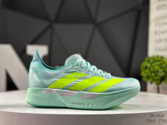 阿迪达斯 Adidas Adizero Adios 4 M J阿迪透气轻盈低帮跑步鞋 货号：Jr1252 尺码：如图所示 Tkk Tta