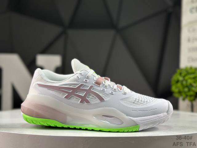 Asics Gel-Resolution X 亚瑟士运动休闲透气专业网球鞋轻量舒适透气材质 全滴塑鞋面中底3D可视Gel缓震胶效果 升级Flytefoam Bl