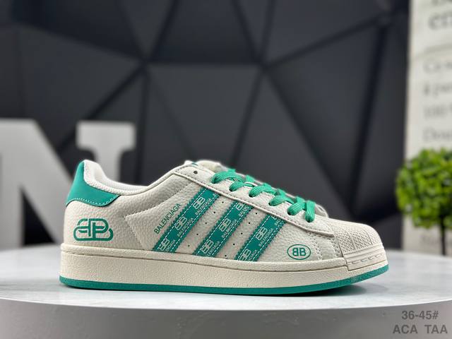 福利特价 阿迪达斯 Adidas Originals Gazelle Indoor 贝壳头 三叶草休闲防滑耐磨低帮板鞋 鞋头出色设计 塑就出众贴合感 稳固的后跟
