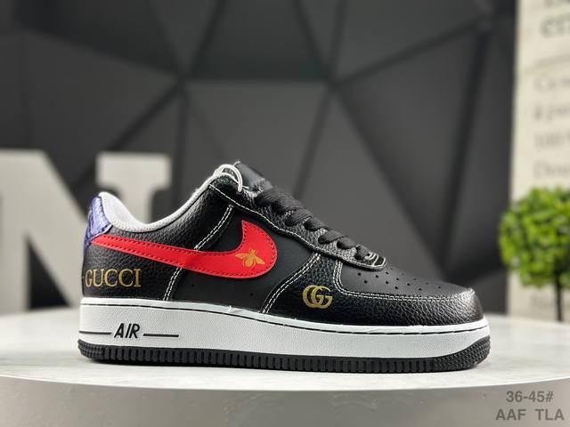 耐克 Nike Air Force 1 '07 Low 空军一号 低帮 运动鞋 休闲鞋 折边针车 工艺难度大 原楦头原纸板 原装鞋盒 定制五金配件 内置全掌气垫