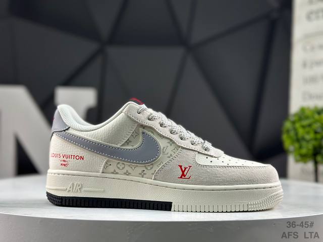 公司级 耐克 Nike Air Force 1 '07 Low 空军一号低帮 运动鞋 休闲鞋 折边针车 工艺难度大 原楦头原纸板 原装鞋盒 定制五金配件 内置全