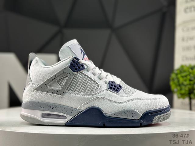 乔丹 Ar Jordan 4 Retro 大厂批次 原鞋开发 原楦原纸板同源开发 完美呈现乔4的版型 内侧正确双色网格 还原细节 头层磨砂皮料质感非凡 正确气垫