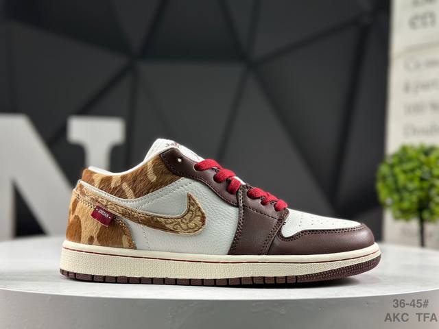 耐克 Air Jordan 1 Low Cny 马年限定 Aj1低帮休闲板鞋 同步官方配色 公司原鞋购回重新打版开模 拒绝公底 购置公司同步原材料 都有细节还原