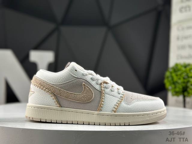 耐克 Nike Air Jordan1 Low Aj低帮乔丹一代低帮经典复古文化休闲运动篮球鞋原鞋开模 拒绝公底 购置原厂同步原材料 都有细节还原98%原汁原味