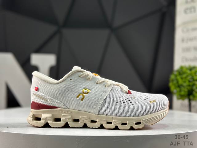 On 昂跑 Cloud X 4 轻量运动休闲鞋！脚感很舒服，鞋底柔软且包裹性好，上脚显腿长，不用系鞋带很方便～ 不管休闲还是运动都很百搭。 尺码：如图所示 Aj