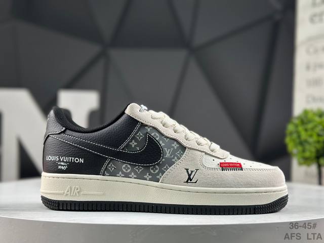 公司级 耐克 Nike Air Force 1 '07 Low 空军一号低帮 运动鞋 休闲鞋 折边针车 工艺难度大 原楦头原纸板 原装鞋盒 定制五金配件 内置全