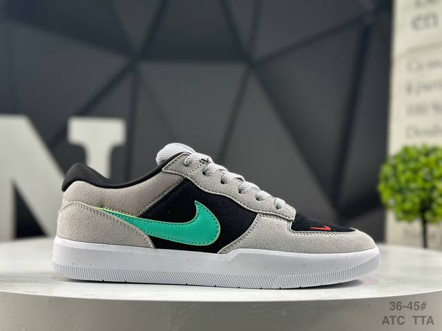 真标带半码 耐克 Sb Force 58 男女同款低帮滑板鞋 货号：Cz2959 006 尺码：如图所示 Atc Tta