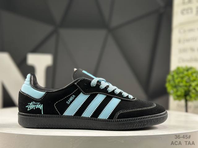 福利特价 阿迪达斯 Adidas Samba Og 经典鞋款 Adidas 近70年的经典Samba Og 修长的鞋楦,略微尖尖的鞋头,翻毛皮的鞋头拼接,这些我