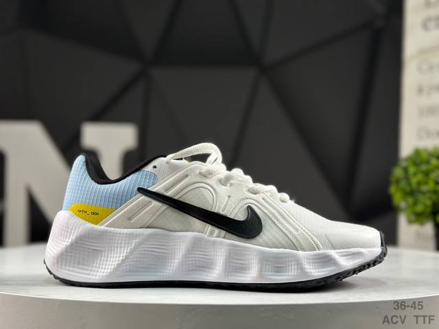 耐克 Nike 男女子25新款跑步鞋 Wmns Nike Metro Tek Gs 超轻透气大中底缓冲防滑运动鞋 灰黑 Dx4215-004高能科技，驾临街头！