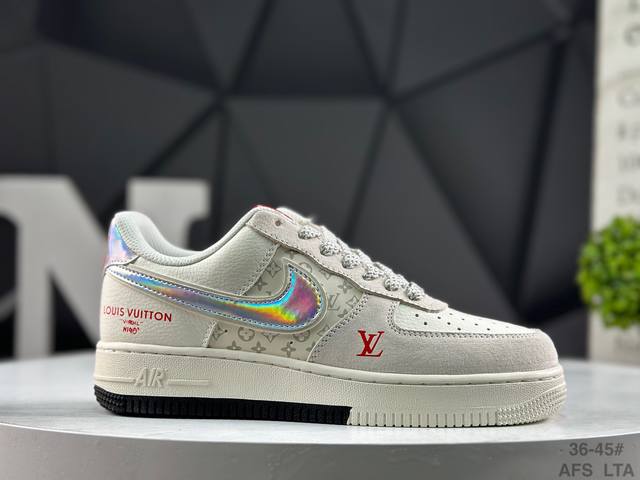 公司级 耐克 Nike Air Force 1 '07 Low 空军一号低帮 运动鞋 休闲鞋 折边针车 工艺难度大 原楦头原纸板 原装鞋盒 定制五金配件 内置全