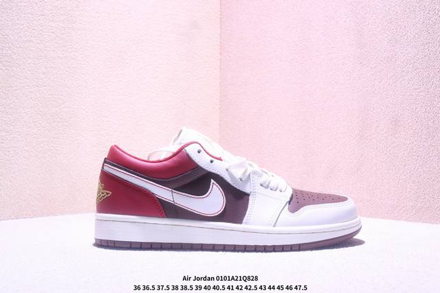 真标Nike Air Jordan 1 Low 经典百搭 Aj1 耐克 低帮休闲板鞋 货号:Ir7600-211 尺码:36 36.5 37.5 38 38.5