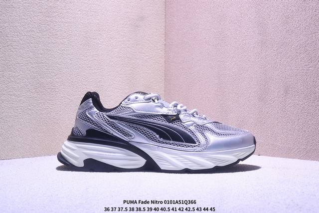 puma彪马 Fade Nitro 舒适百搭减震运动跑步鞋 货号：406203-04 .Xm 尺码：36 37 37.5 38 38.5 39 40 40.5