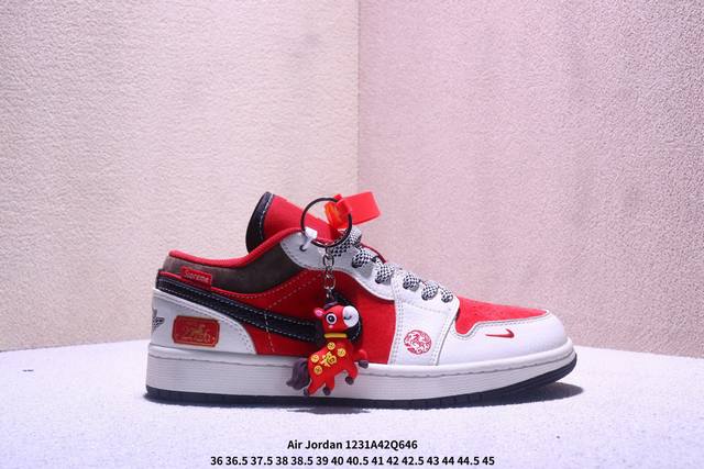 乔丹Air Jordan 1 Low Aj1乔1同步官方配色复古文化低帮休闲板鞋 Xm1231Q646