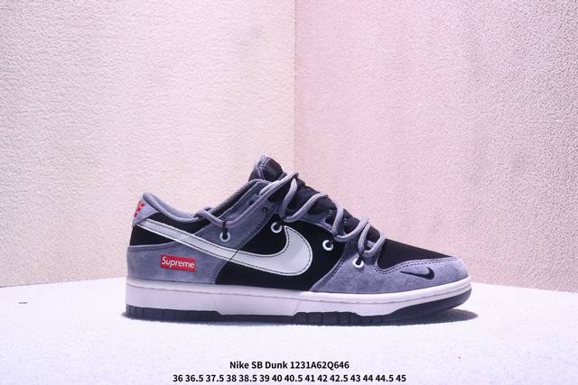 耐克Nike Sb Dunk Low Sb 系列扣篮系列复古休闲运动滑板板鞋。采用脚感柔软舒适Zoomair气垫，有效吸 收滑板等极限运动在落地时带来的冲击力，
