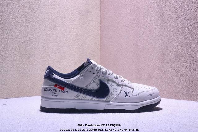 奢潮交融，低帮新篇｜Nike Dunk Low X Louis Vuitton联名款 ！当Nike Dunk Low的复古街头骨架邂逅Louis Vuitton