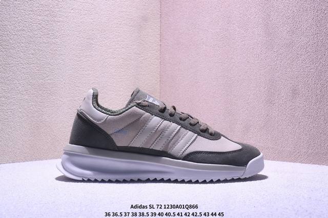阿迪达斯Adidas Sl 72 Rtn三叶草复古休闲跑步鞋休闲运动鞋 货号:Id1031 尺码:36 36.5 37 38 38.5 39 40 40.5 4