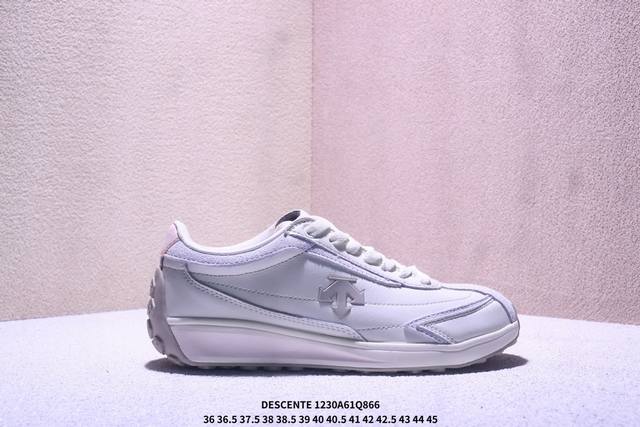 公司级迪桑特Descente Chron pacer 复古轻质 耐磨低帮 生活休闲鞋 货号: 尺码:36 36.5 37.5 38 38.5 39 40 40.