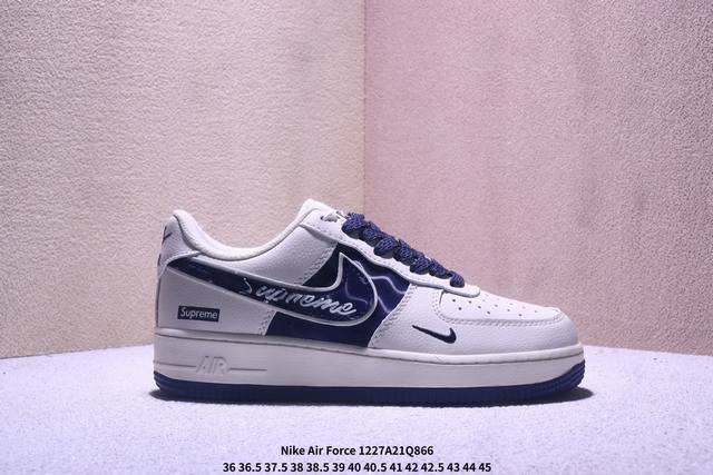 耐克Nike Air Force 1 Low 空军一号低帮百搭休闲运动板鞋。柔软、弹性十足的缓震性能和出色的中底设计，横跨复古与现代的外型结合，造就出风靡全球三