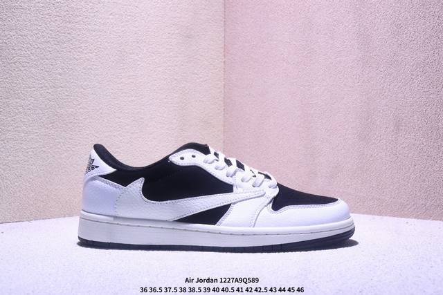 公司级：Air Jordan 1 Low 倒钩Aj1乔1低帮休闲板鞋 同步官方配色 官方货号: 尺码:36 36.5 37.5 38 38.5 39 40 40