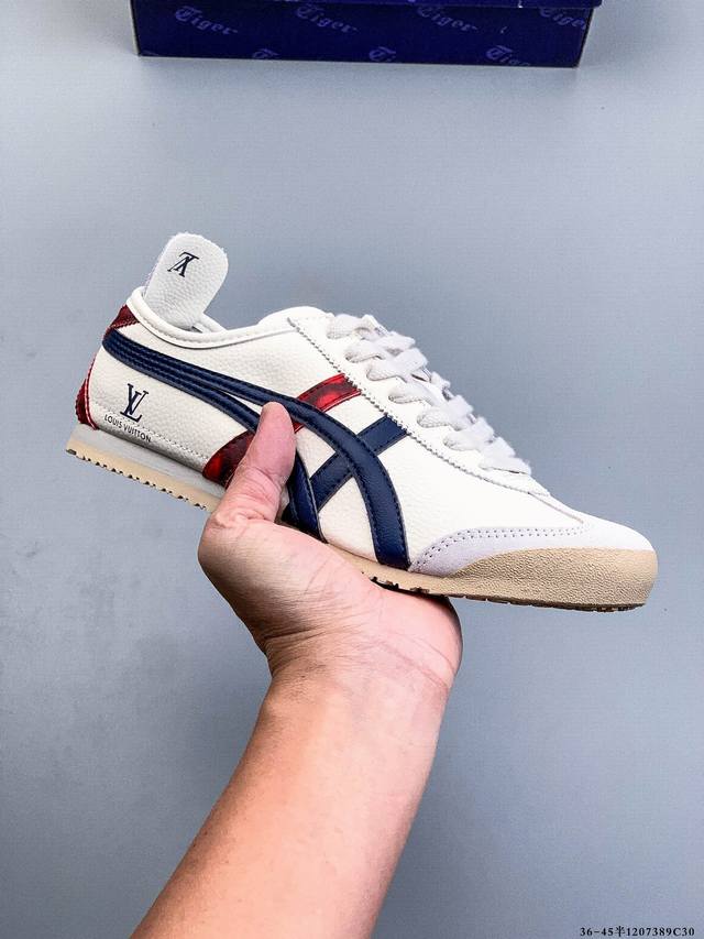 亚瑟士Onitsuka Tiger鬼塚虎 Mexico 66 Driving 舒适 防滑耐磨 低帮 生活休闲鞋 1207389C30