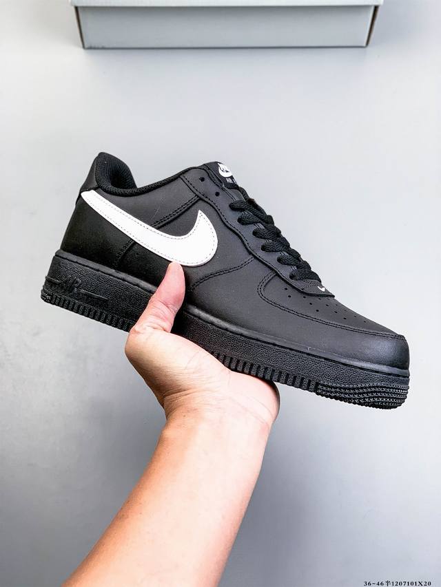 二层真标！耐克Nike Air Force 1 Low 空军一号低帮经典百搭休闲板鞋 1207101X20