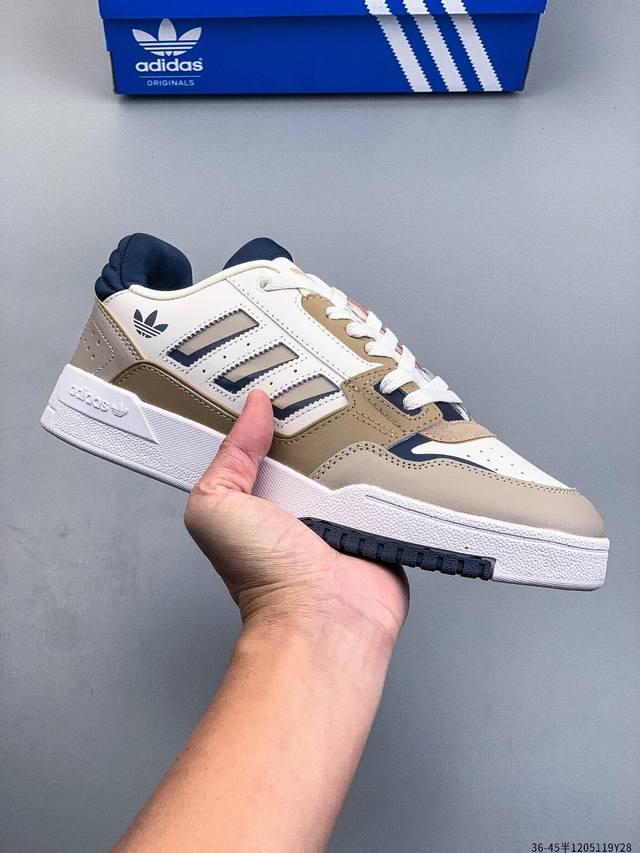 公司级 Adidas Originals Drop Ste Low 2 阿迪达斯 皮革系带 防滑耐磨 低帮板鞋 货号:Ig4332 1205119Y28